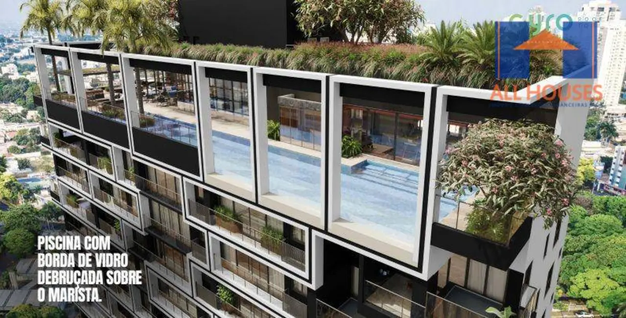 Foto 2 de Apartamento com 1 quarto à venda, 46m2 em Setor Marista, Goiania - GO