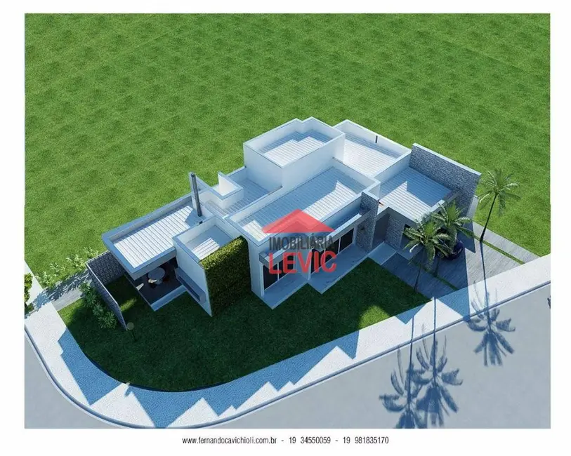 Foto 2 de Casa de Condomínio com 3 quartos à venda, 503m2 em Bairro da Lagoa, Americana - SP