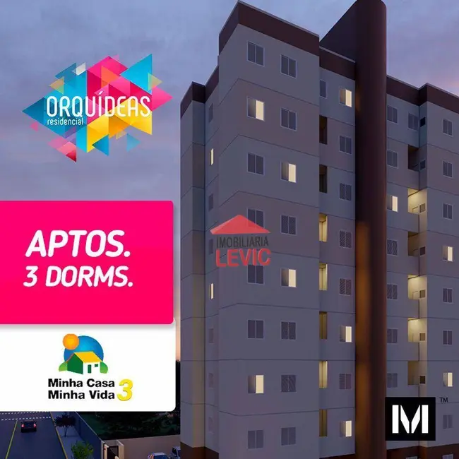 Foto 3 de Apartamento com 3 quartos à venda, 60m2 em Jardim das Orquídeas, Americana - SP