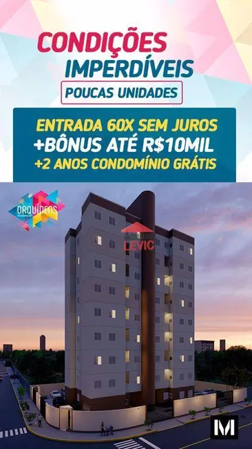 Foto 1 de Apartamento com 3 quartos à venda, 60m2 em Jardim das Orquídeas, Americana - SP
