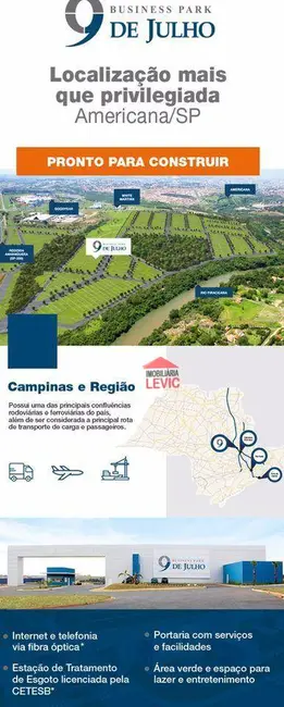 Foto 4 de Terreno / Lote à venda, 750m2 em Antônio Zanaga II, Americana - SP