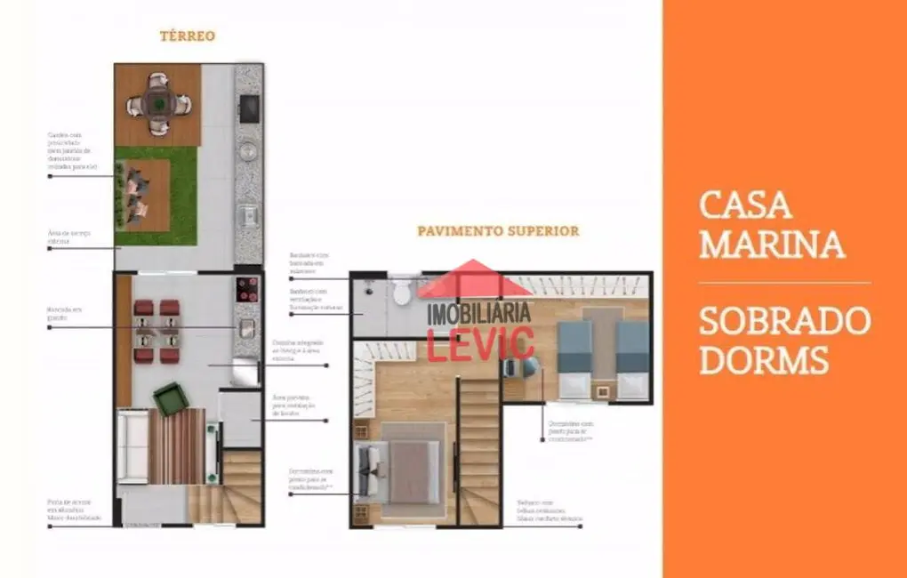 Foto 7 de Sobrado com 2 quartos à venda, 55m2 em Jardim Primavera, Americana - SP