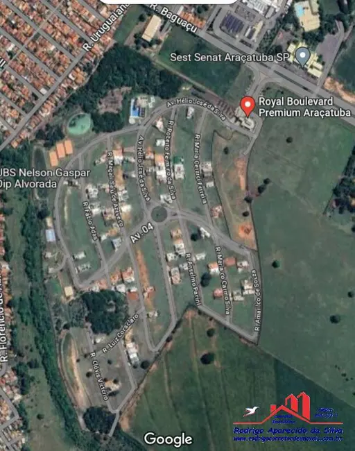 Lote de Condomínio à venda, 400m2 em Alvorada, Aracatuba - SP - imagem 8 Foto 8 de Lote de Condomínio à venda, 400m2 em Alvorada, Aracatuba - SP