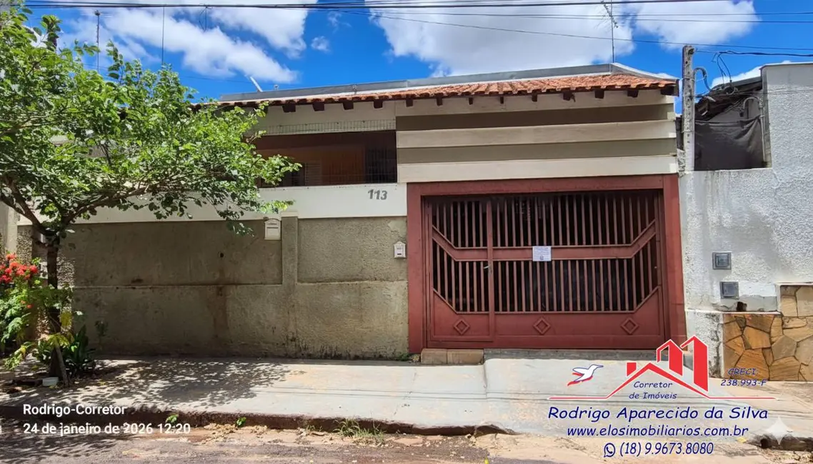 Foto 1 de Casa com 3 quartos à venda e para alugar, 253m2 em Vila Xavier, Birigui - SP