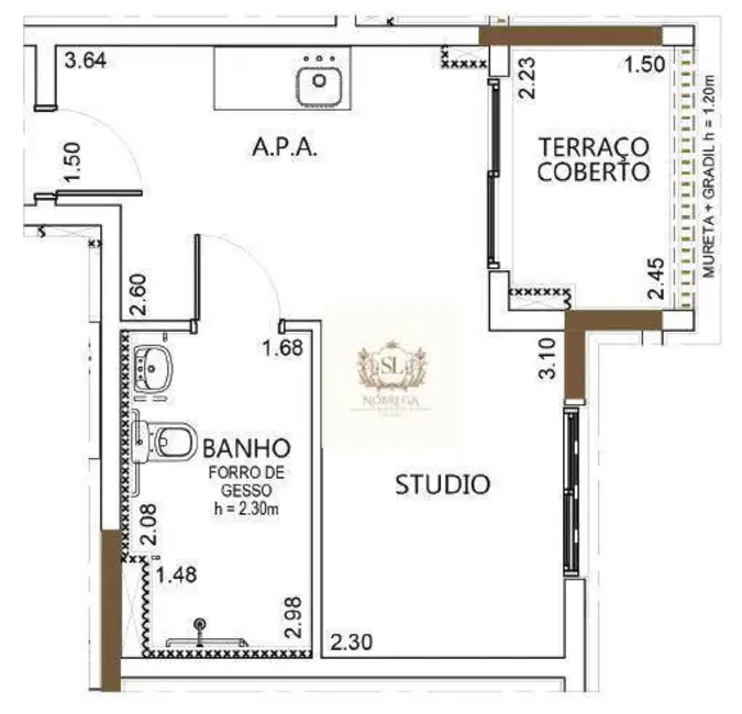 Foto 6 de Kitnet com 1 quarto à venda, 32m2 em Vila Gumercindo, São Paulo - SP