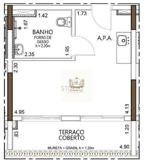 Foto 6 de Kitnet com 1 quarto à venda, 32m2 em Vila Gumercindo, São Paulo - SP