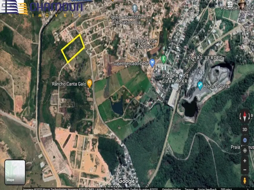 Foto 2 de Terreno / Lote à venda, 20000m2 em Jardim Santa Rosa, Guarapari - ES
