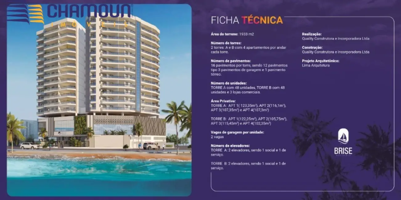 Apartamento com 3 quartos à venda, 123m2 em Praia do Morro, Guarapari - ES - imagem 8 Foto 8 de Apartamento com 3 quartos à venda, 123m2 em Praia do Morro, Guarapari - ES