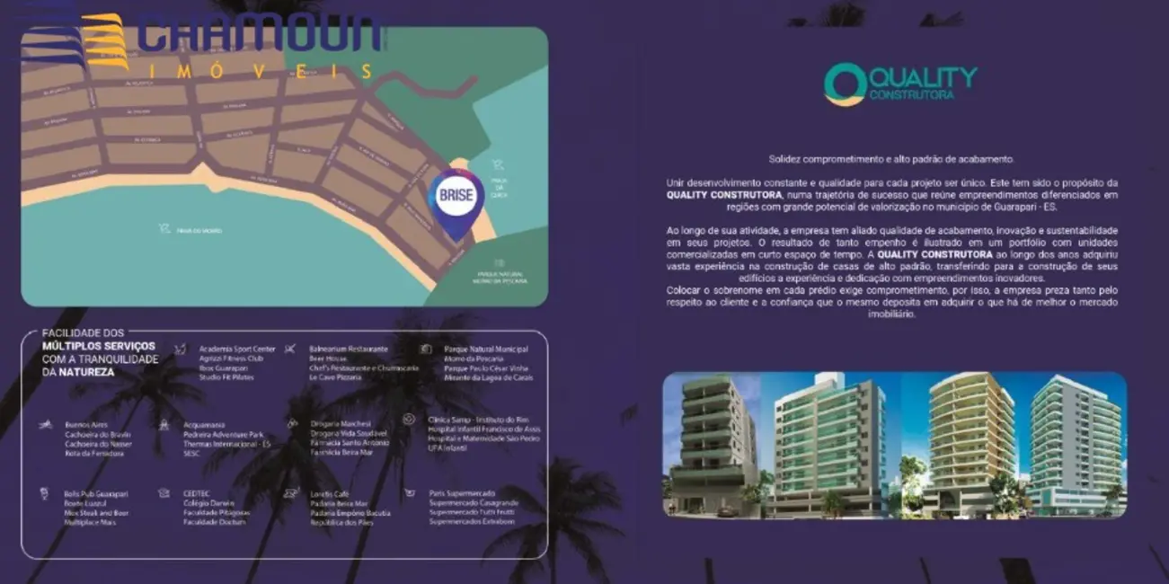 Apartamento com 3 quartos à venda, 123m2 em Praia do Morro, Guarapari - ES - imagem 3 Foto 3 de Apartamento com 3 quartos à venda, 123m2 em Praia do Morro, Guarapari - ES
