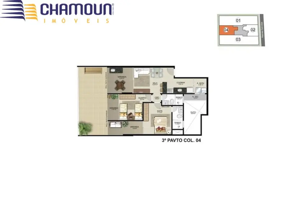 Apartamento com 2 quartos à venda, 76m2 em Enseada Azul, Guarapari - ES - imagem 7 Foto 7 de Apartamento com 2 quartos à venda, 76m2 em Enseada Azul, Guarapari - ES