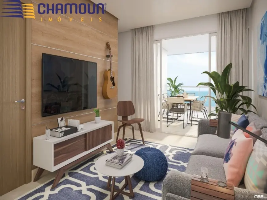 Foto 2 de Apartamento com 3 quartos à venda, 105m2 em Praia do Morro, Guarapari - ES