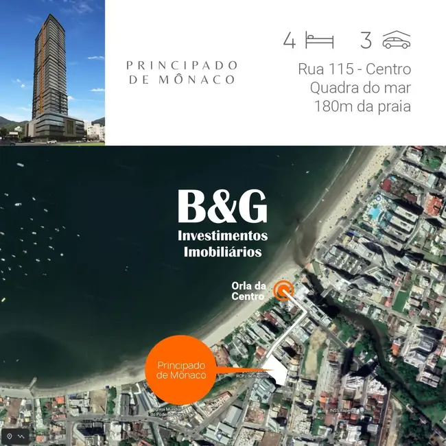 Foto 5 de Apartamento com 4 quartos à venda, 216m2 em Centro, Itapema - SC