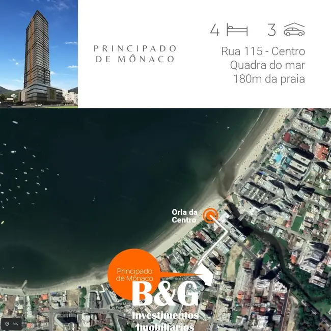 Foto 5 de Apartamento com 4 quartos à venda, 216m2 em Centro, Itapema - SC