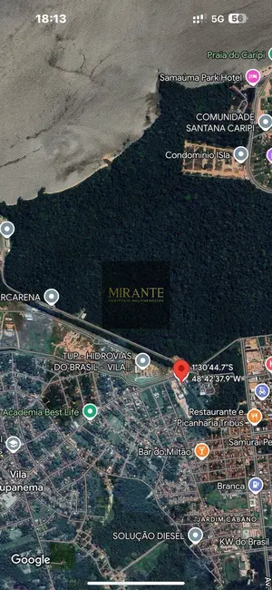 Foto 2 de Terreno / Lote à venda, 24138m2 em Vila dos Cabanos,  - PA