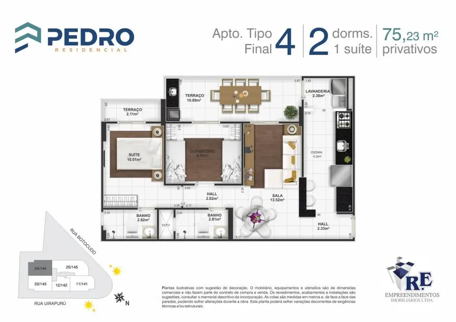 Foto 5 de Apartamento com 1 quarto à venda, 51m2 em Tupi, Praia Grande - SP