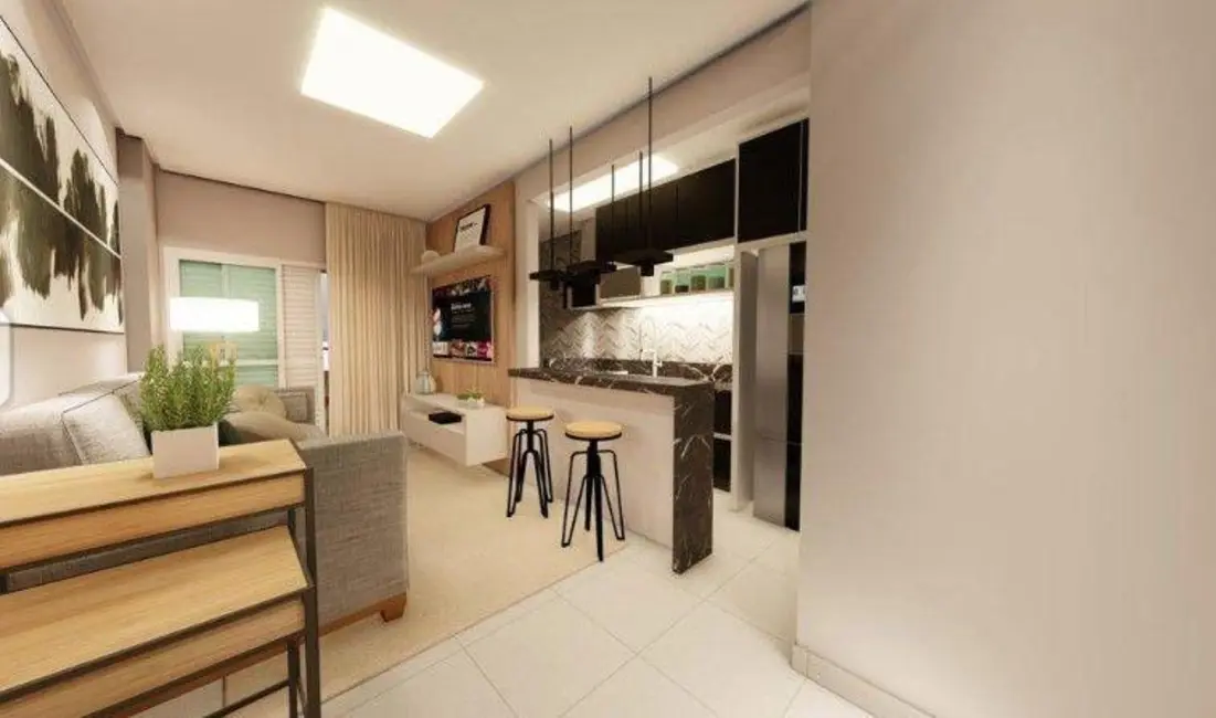 Foto 8 de Apartamento com 2 quartos à venda, 62m2 em Caiçara, Praia Grande - SP