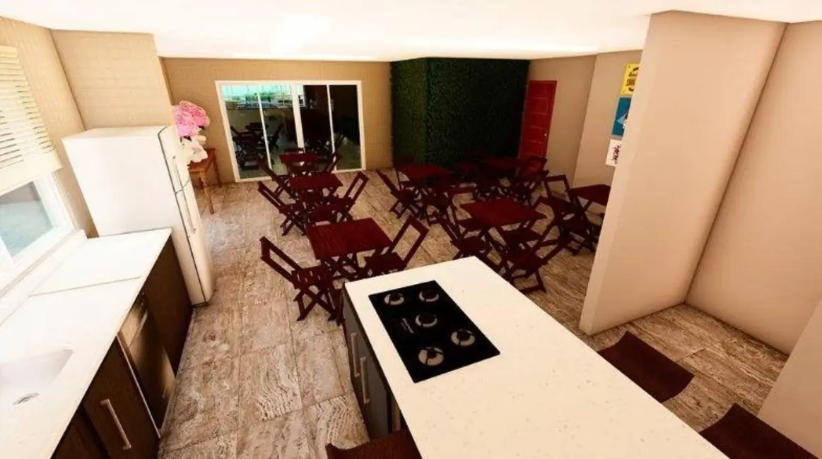 Foto 2 de Apartamento com 2 quartos à venda, 62m2 em Caiçara, Praia Grande - SP
