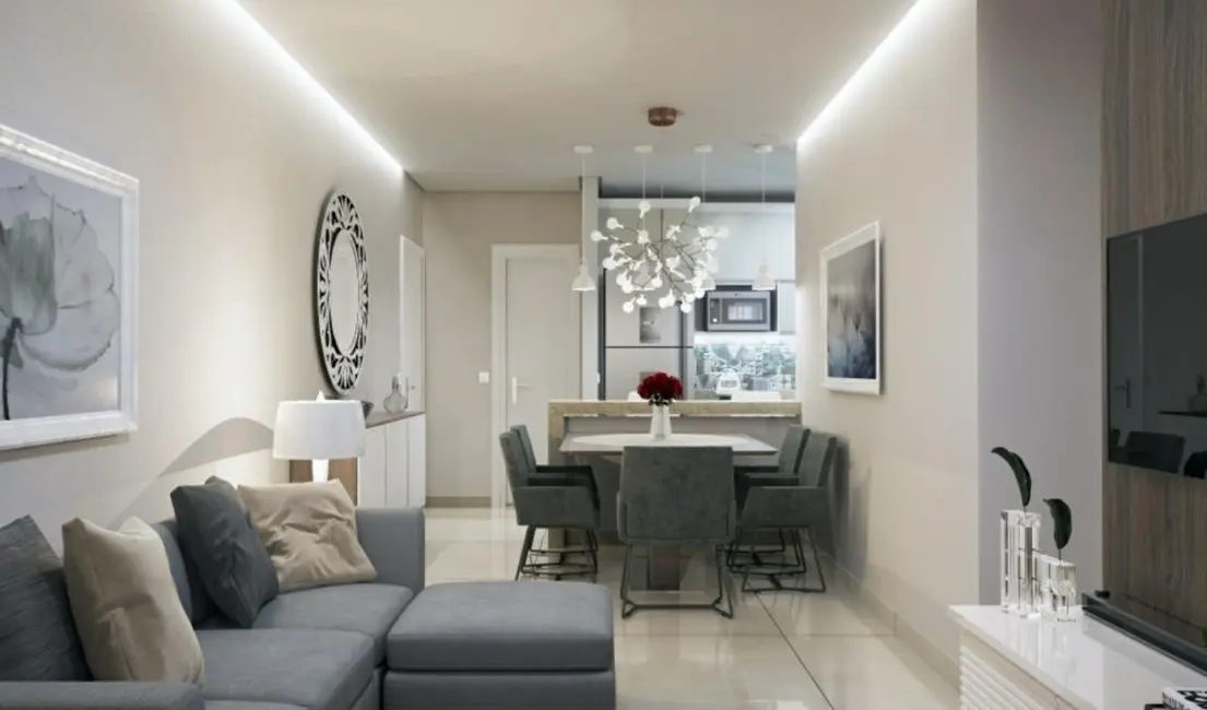 Foto 1 de Apartamento com 2 quartos à venda, 81m2 em Guilhermina, Praia Grande - SP