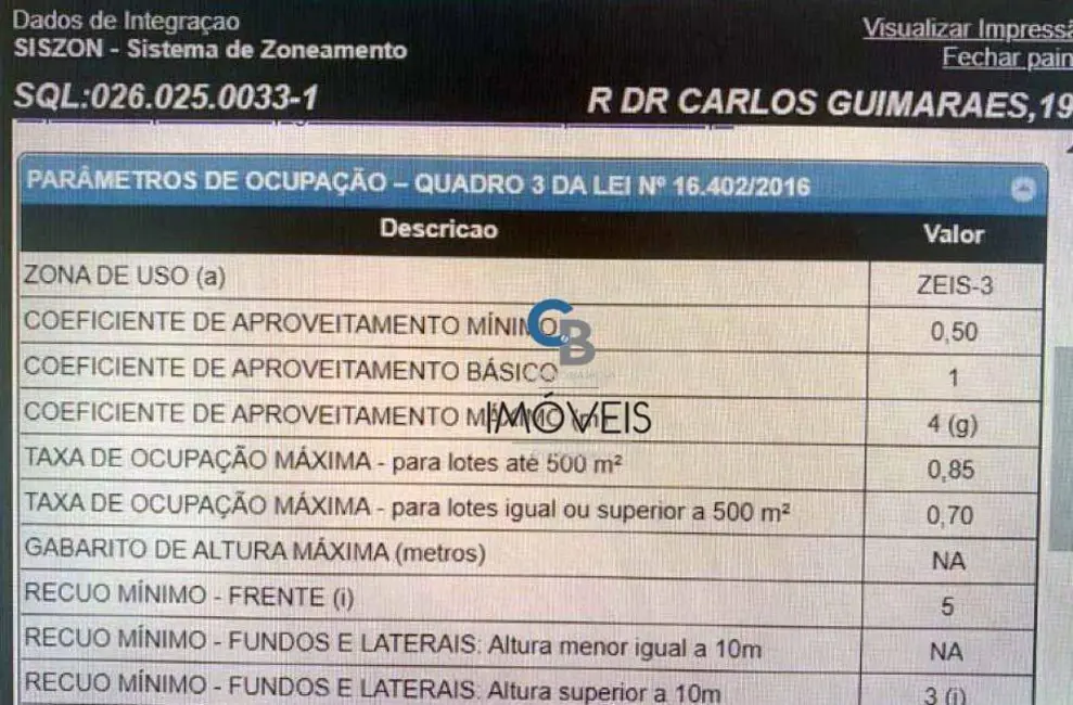 Foto 3 de Terreno / Lote à venda, 1000m2 em Catumbi, São Paulo - SP