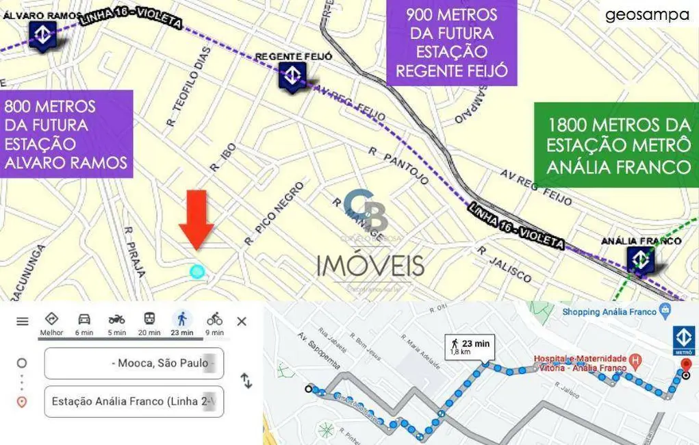 Foto 7 de Terreno / Lote à venda, 280m2 em Mooca, São Paulo - SP