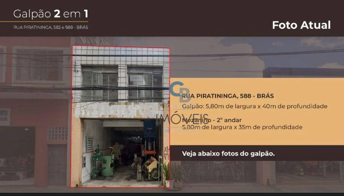 Foto 3 de Armazém / Galpão para alugar, 700m2 em Brás, São Paulo - SP