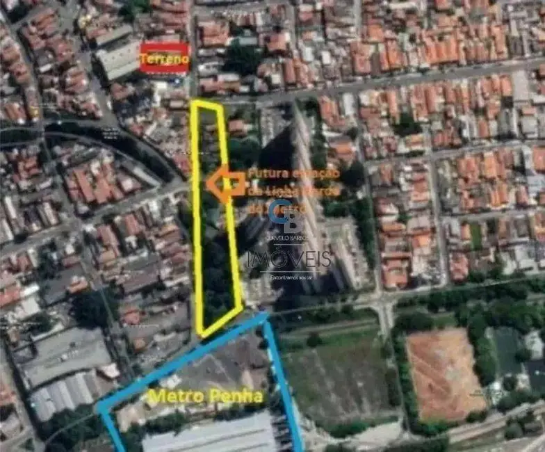 Foto 2 de Terreno / Lote à venda, 500m2 em Penha de França, São Paulo - SP
