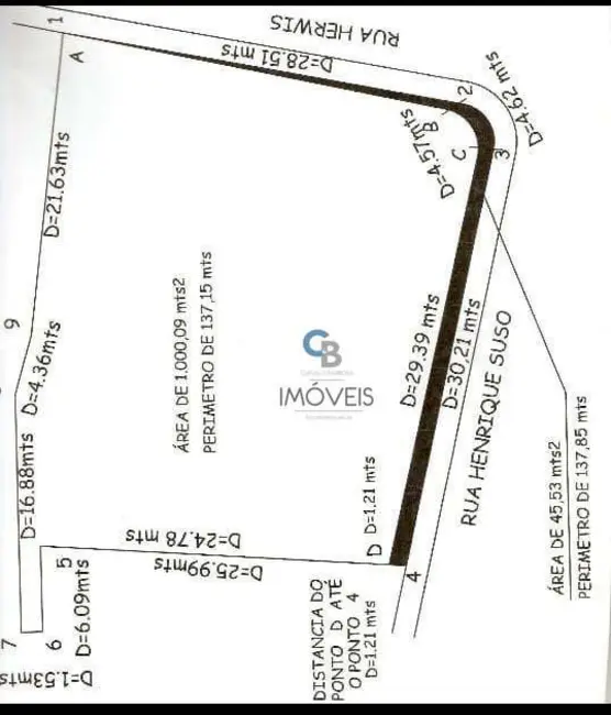 Foto 4 de Terreno / Lote à venda, 1009m2 em Vila Ema, São Paulo - SP