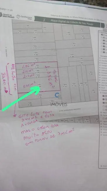Terreno / Lote à venda, 645m2 em Penha de França, São Paulo - SP - imagem 8 Foto 8 de Terreno / Lote à venda, 645m2 em Penha de França, São Paulo - SP