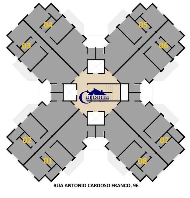 Apartamento com 2 quartos à venda, 60m2 em Casa Branca, Santo Andre - SP - imagem 6 Foto 6 de Apartamento com 2 quartos à venda, 60m2 em Casa Branca, Santo Andre - SP