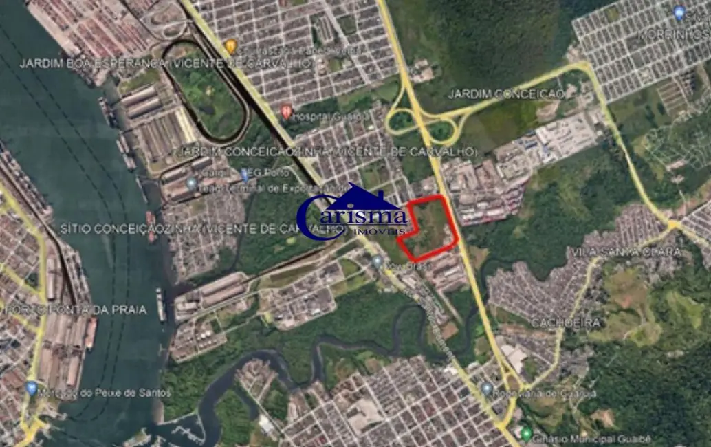 Terreno / Lote à venda, 93003m2 em Jardim Conceiçãozinha (Vicente de Carvalho), Guaruja - SP - imagem 4 Foto 4 de Terreno / Lote à venda, 93003m2 em Jardim Conceiçãozinha (Vicente de Carvalho), Guaruja - SP