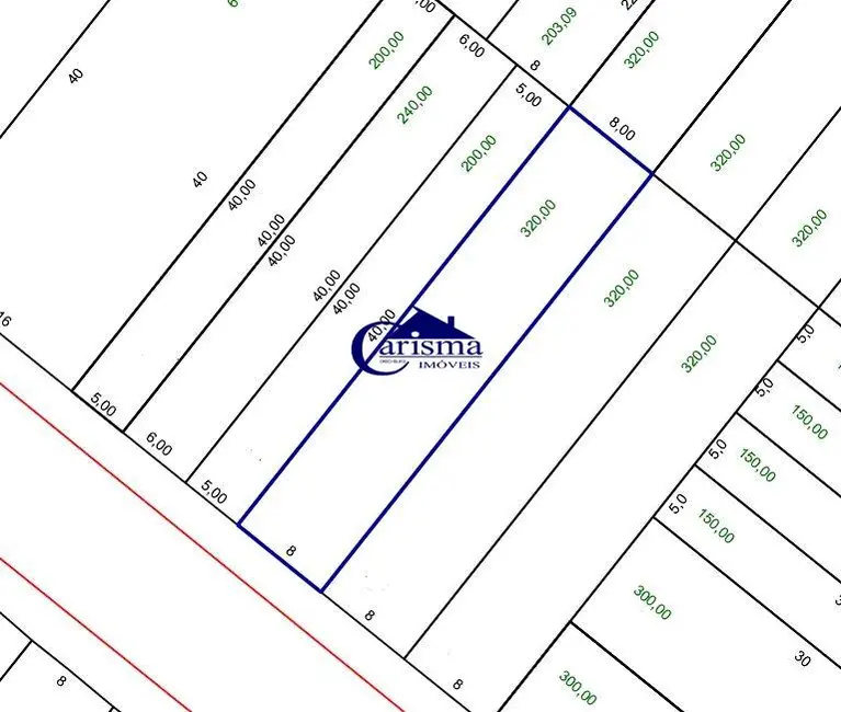 Foto 1 de Terreno / Lote à venda, 320m2 em Vila Metalúrgica, Santo Andre - SP