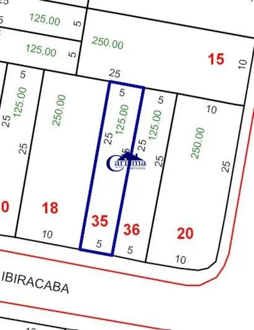 Foto 2 de Terreno / Lote à venda, 125m2 em Vila Floresta, Santo Andre - SP