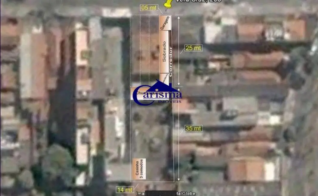 Foto 3 de Terreno / Lote à venda, 625m2 em Vila Pires, Santo Andre - SP