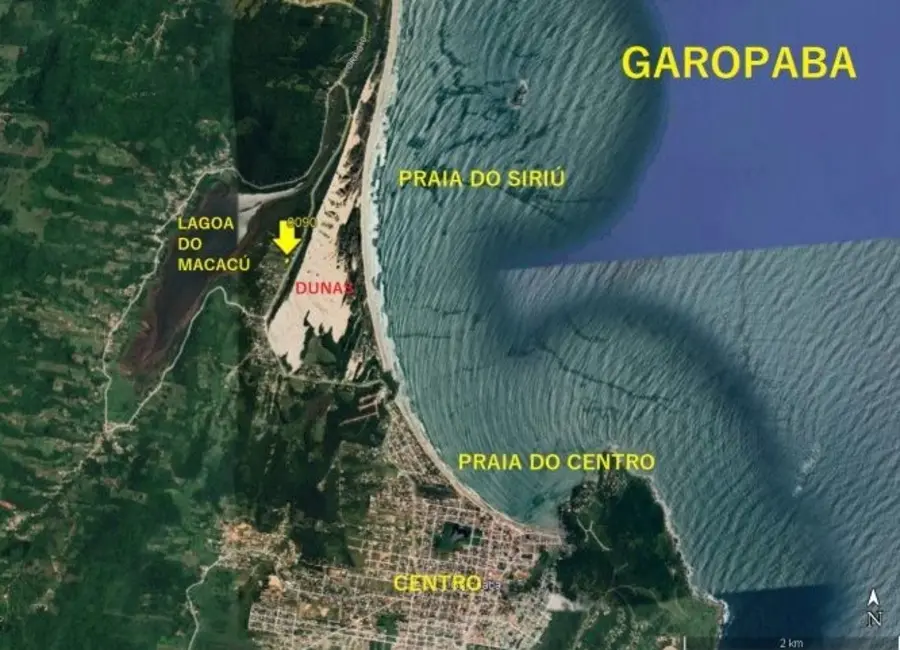 Foto 3 de Terreno / Lote à venda, 422m2 em Garopaba - SC