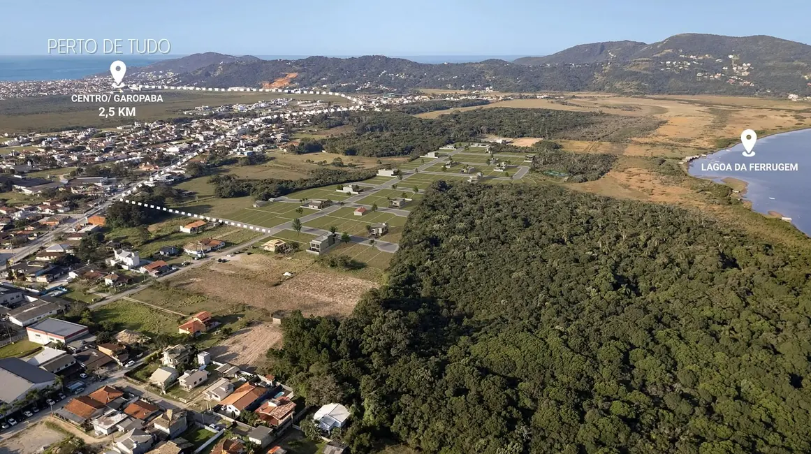 Foto 3 de Terreno / Lote à venda, 360m2 em Garopaba - SC