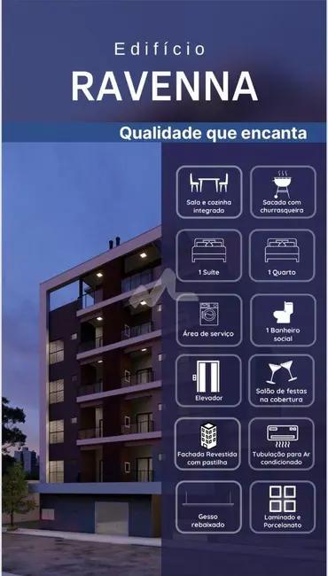 Foto 1 de Apartamento com 1 quarto à venda em Jardim Santa Maria, Toledo - PR