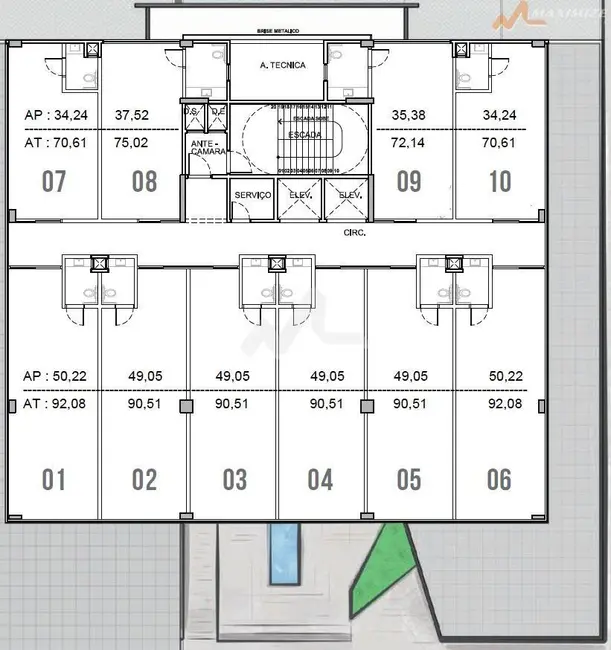 Sala Comercial à venda, 90m2 em Centro, Toledo - PR - imagem 9 Foto 9 de Sala Comercial à venda, 90m2 em Centro, Toledo - PR