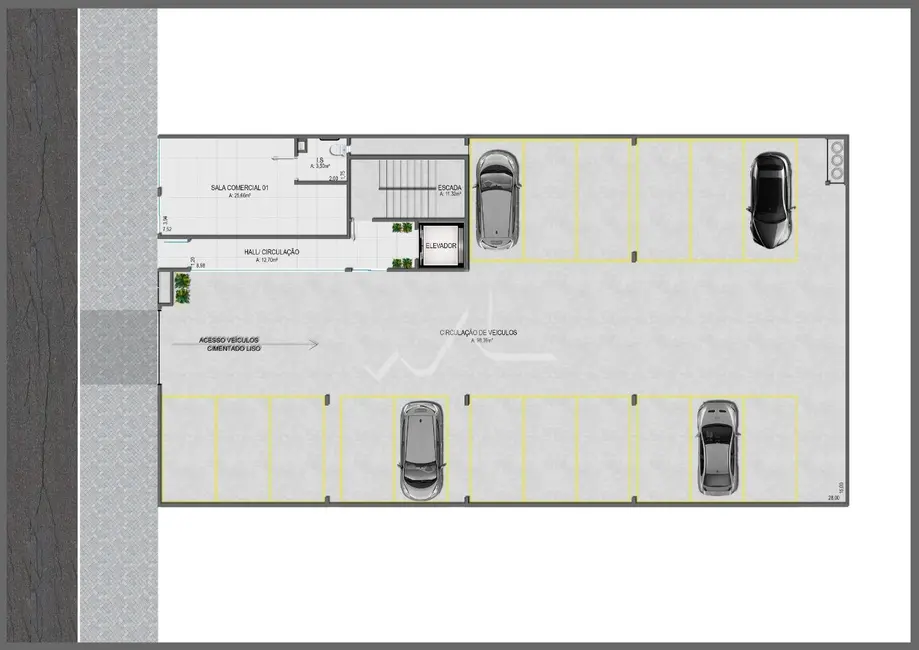 Apartamento com 1 quarto à venda, 69m2 em Tocantins, Toledo - PR - imagem 2 Foto 2 de Apartamento com 1 quarto à venda, 69m2 em Tocantins, Toledo - PR