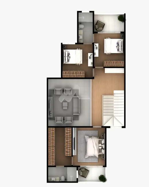 Foto 5 de Sobrado com 2 quartos à venda em Jardim Porto Alegre, Toledo - PR