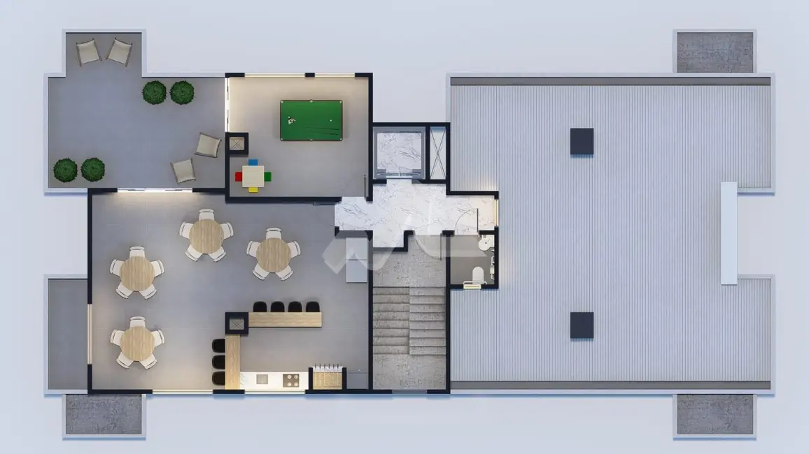 Apartamento com 1 quarto à venda, 62m2 em Tocantins, Toledo - PR - imagem 7 Foto 7 de Apartamento com 1 quarto à venda, 62m2 em Tocantins, Toledo - PR