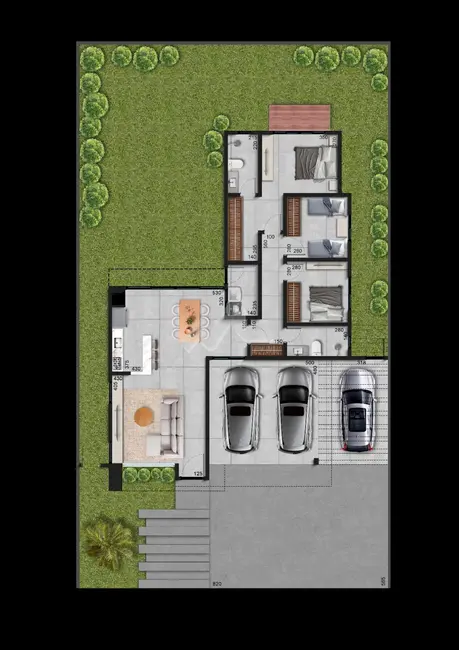 Foto 2 de Casa com 2 quartos à venda, 124m2 em Vila Becker, Toledo - PR