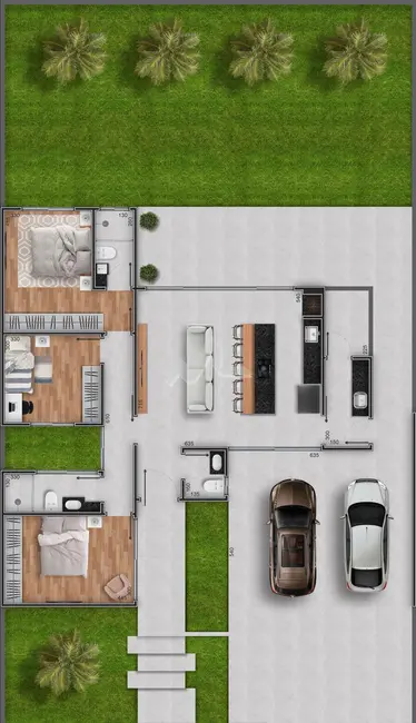 Foto 2 de Casa com 2 quartos à venda, 159m2 em Vila Becker, Toledo - PR