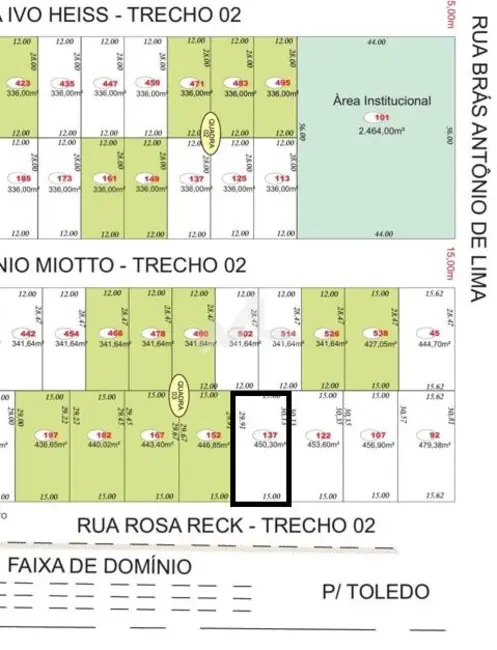 Terreno / Lote à venda, 450m2 em Centro, Sao Pedro Do Iguacu - PR - imagem 8 Foto 8 de Terreno / Lote à venda, 450m2 em Centro, Sao Pedro Do Iguacu - PR