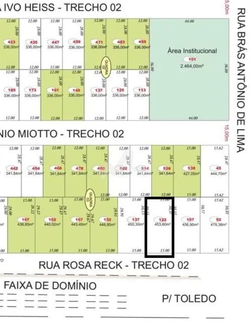 Terreno / Lote à venda, 453m2 em Centro, Sao Pedro Do Iguacu - PR - imagem 8 Foto 8 de Terreno / Lote à venda, 453m2 em Centro, Sao Pedro Do Iguacu - PR