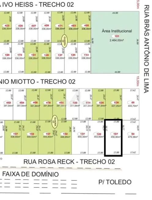 Terreno / Lote à venda, 456m2 em Centro, Sao Pedro Do Iguacu - PR - imagem 8 Foto 8 de Terreno / Lote à venda, 456m2 em Centro, Sao Pedro Do Iguacu - PR