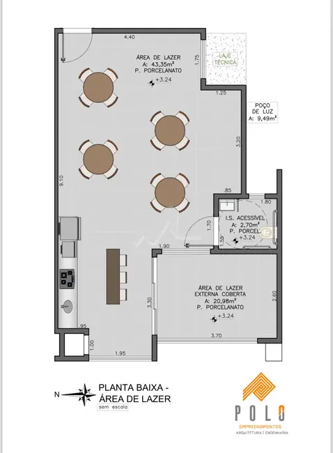Apartamento com 2 quartos à venda, 61m2 em Tocantins, Toledo - PR - imagem 9 Foto 9 de Apartamento com 2 quartos à venda, 61m2 em Tocantins, Toledo - PR