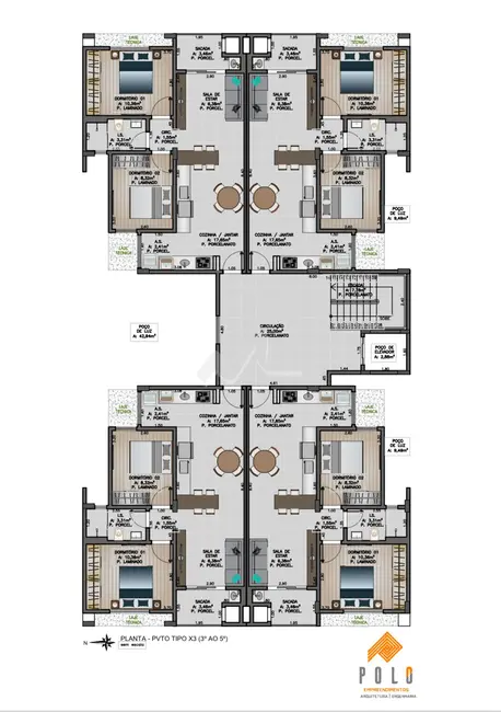 Apartamento com 2 quartos à venda, 61m2 em Tocantins, Toledo - PR - imagem 8 Foto 8 de Apartamento com 2 quartos à venda, 61m2 em Tocantins, Toledo - PR