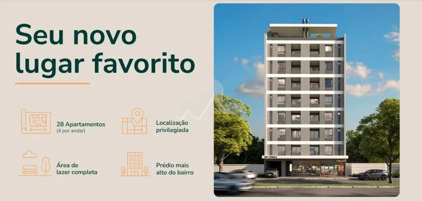 Apartamento com 1 quarto à venda, 60m2 em Jardim Gisela, Toledo - PR - imagem 3 Foto 3 de Apartamento com 1 quarto à venda, 60m2 em Jardim Gisela, Toledo - PR