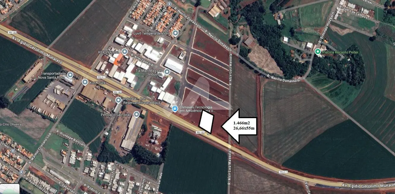 Terreno / Lote à venda, 1466m2 em Vila Pioneiro, Toledo - PR - imagem 1 Foto 1 de Terreno / Lote à venda, 1466m2 em Vila Pioneiro, Toledo - PR