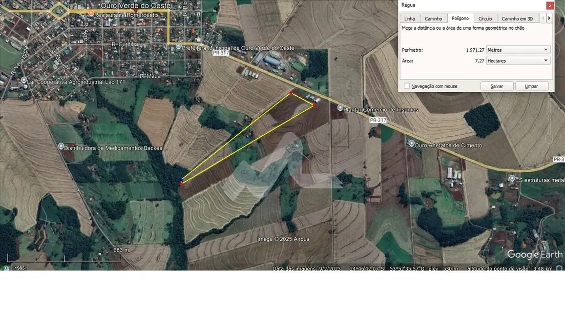 Foto 1 de Chácara à venda em Ouro Verde Do Oeste - PR